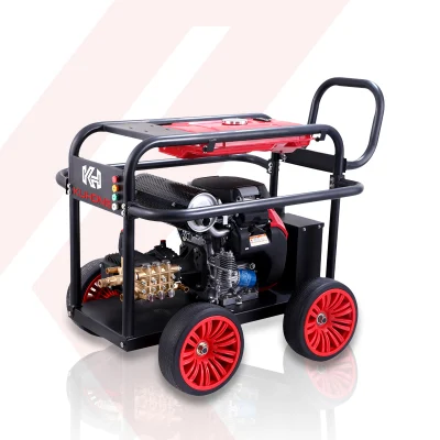 Kuhong 27HP 7600psi Aplicação Industrial Hidrolavadora Lavadora de Pressão com Motor a Gasolina